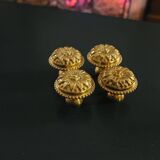 4 boutons de meuble Louis XVI
