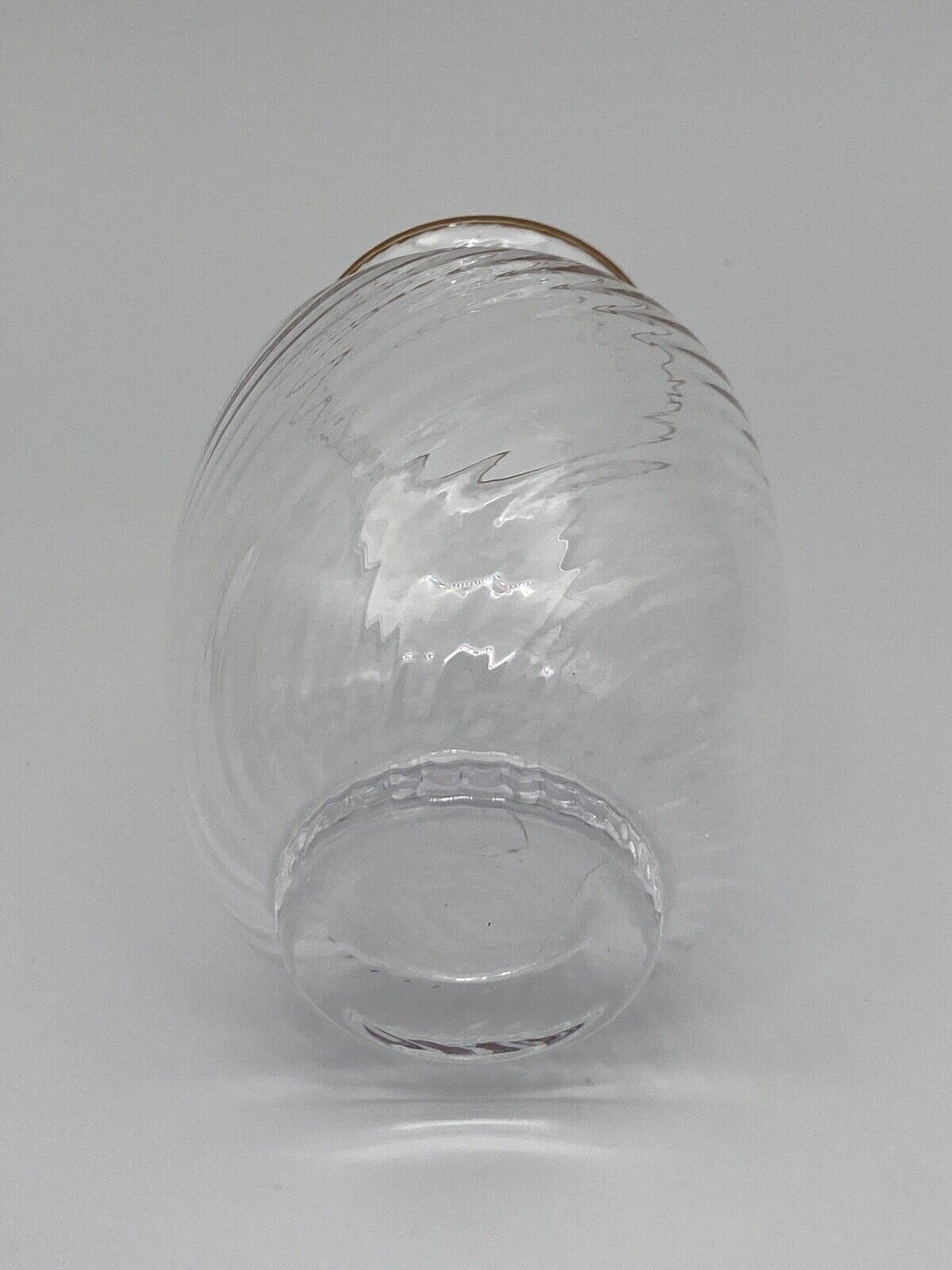 Vase nineteenth glass or crystal high gold beautiful workmanship