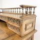 Antique carved oak breton desk France 19th century