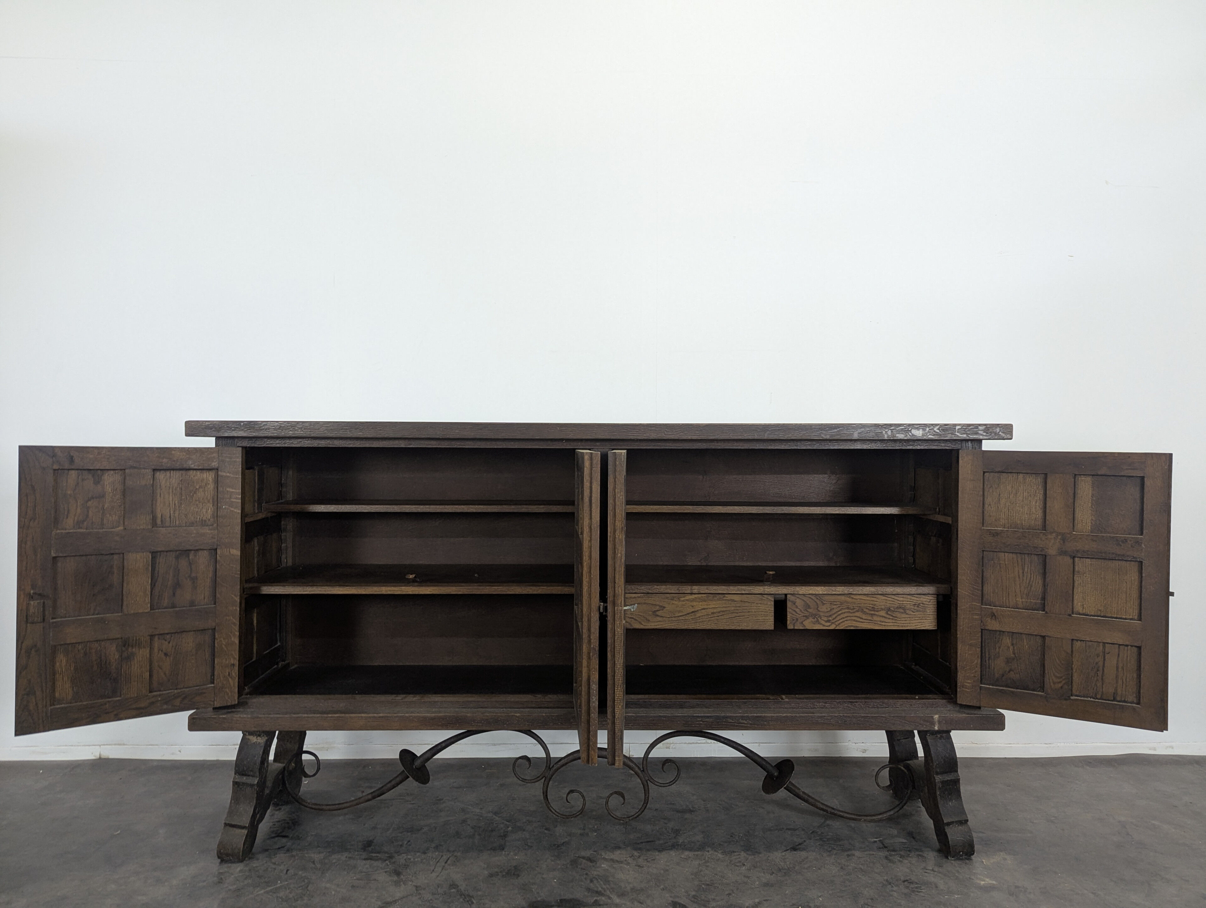 Spanish oak sideboard