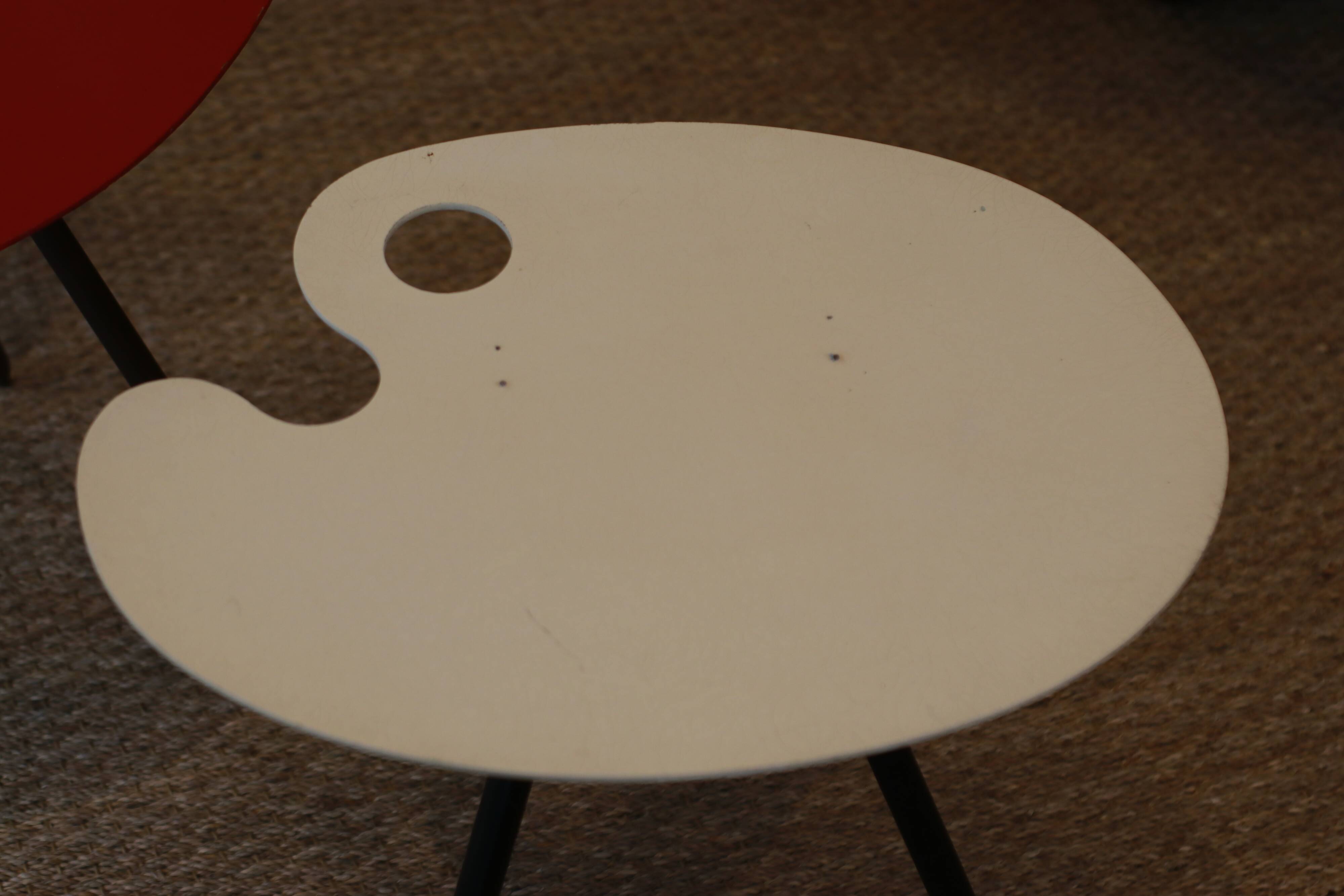 Lucien de Roeck, trio de tables "Pic-nic" pour l'expo 58