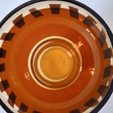 Carafe and its amber/gold glasses from the 70s