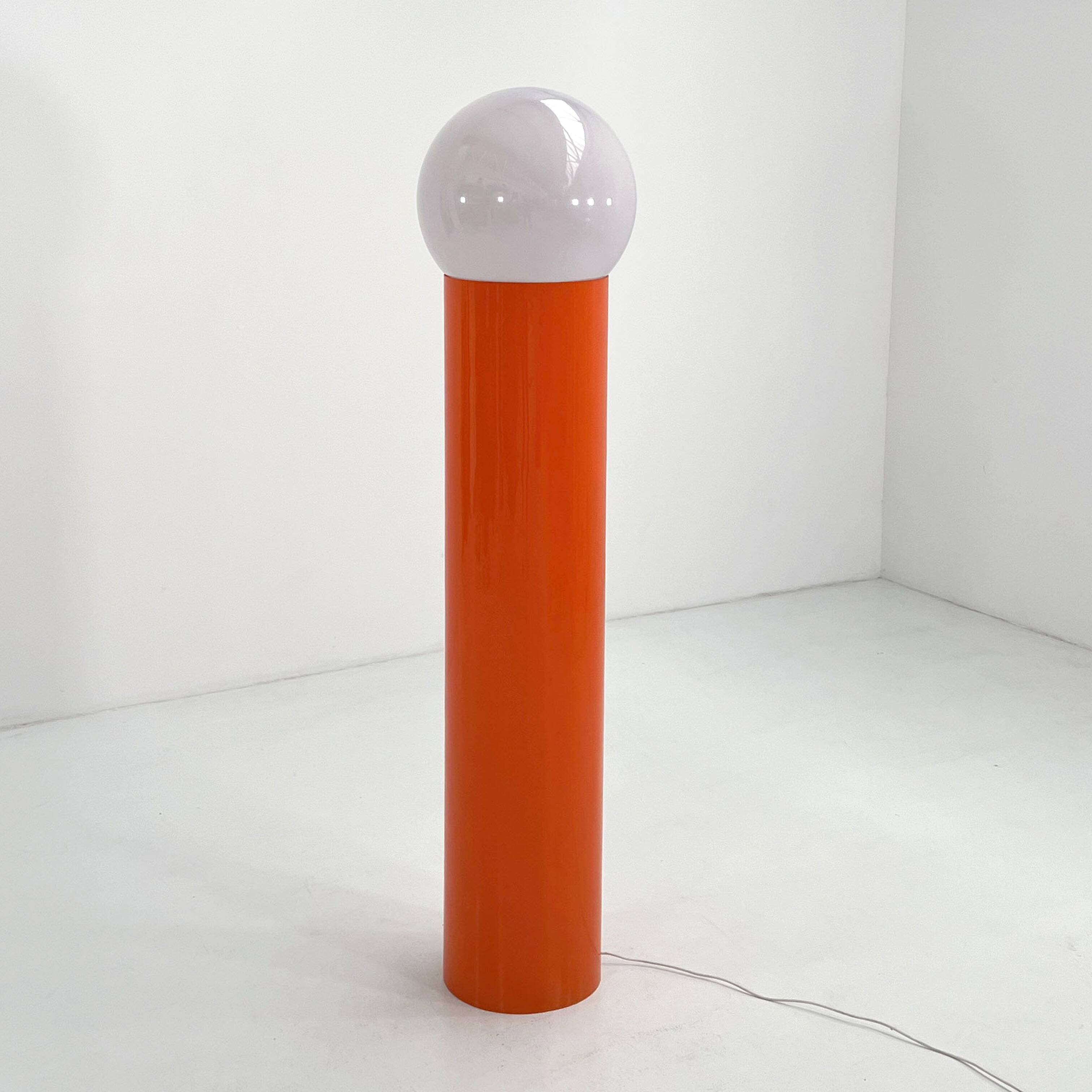 Guzzini Space Age Orange floor lamp, 1970
