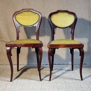 Pair of J&J KOHN Art Nouveau chairs from the Thonet era.