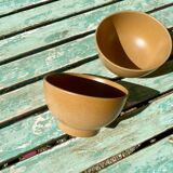 2 vintage stoneware bowls