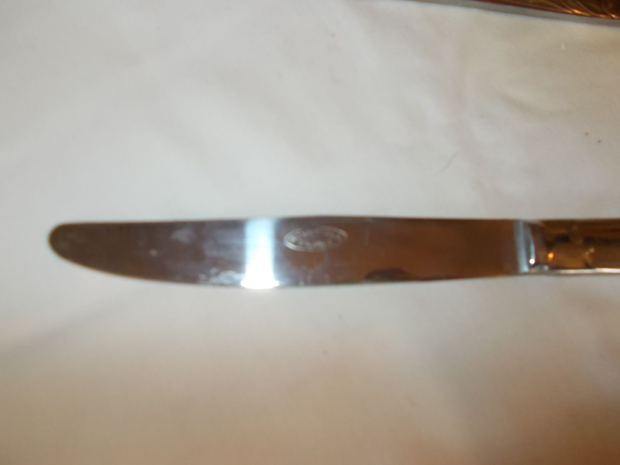 Lot of 11 stainless steel knives France