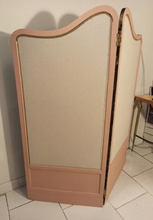 Old screen from the 19th century renovated