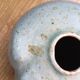 Blue free-form handmade vase