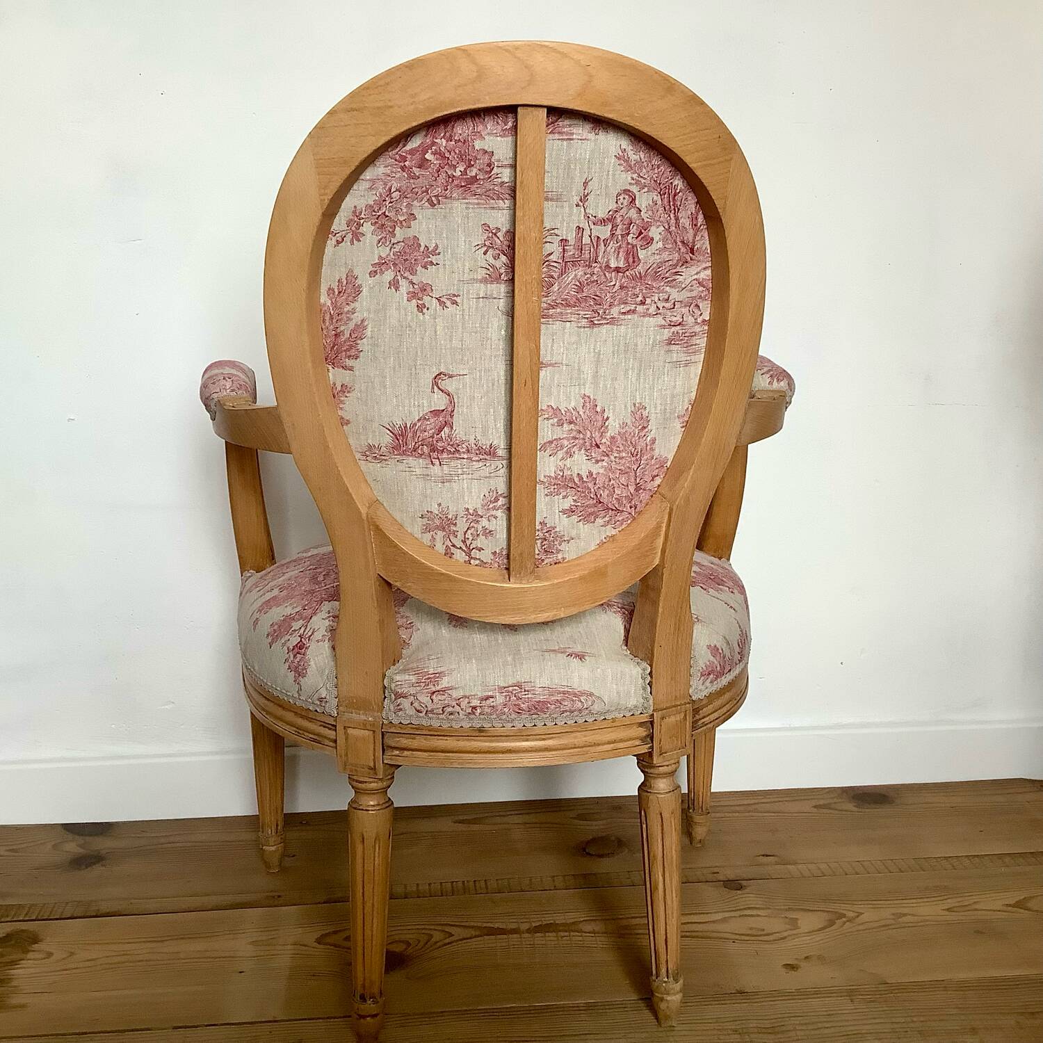 Louis XVI medallion armchair