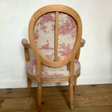Louis XVI medallion armchair