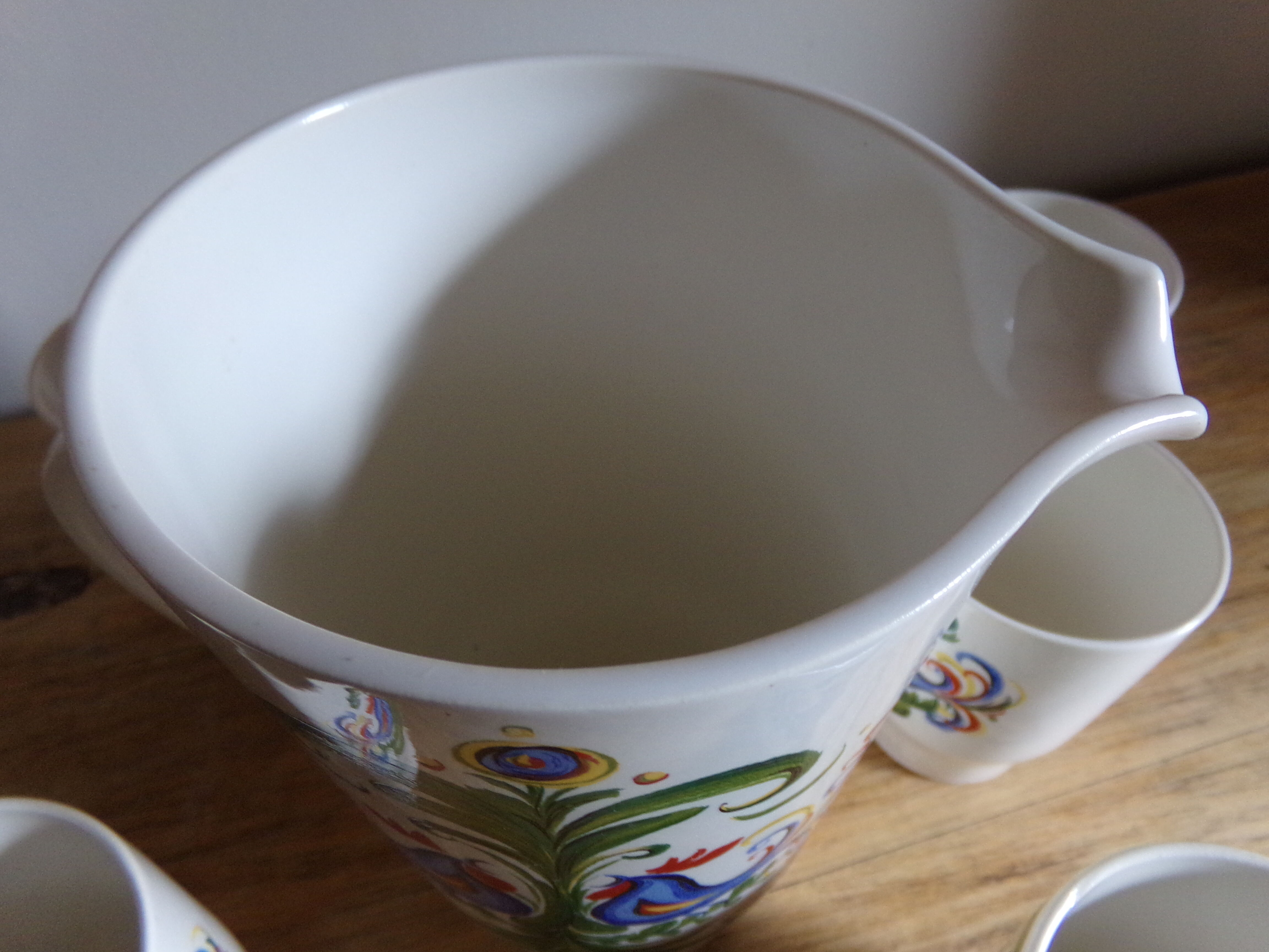 Pichet et verres Villeroy & Boch années 60