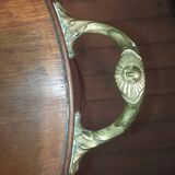 Mahogany dessert table with 3 tiers.