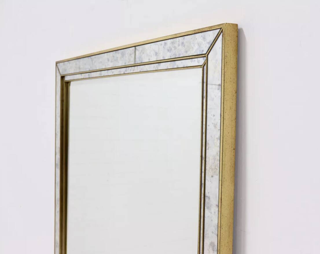 XXL luxury mirror by DeKnudt Belgium 1980