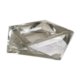 Art Deco glass ashtray in the shape of a prism