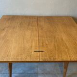 Vintage wooden portfolio table