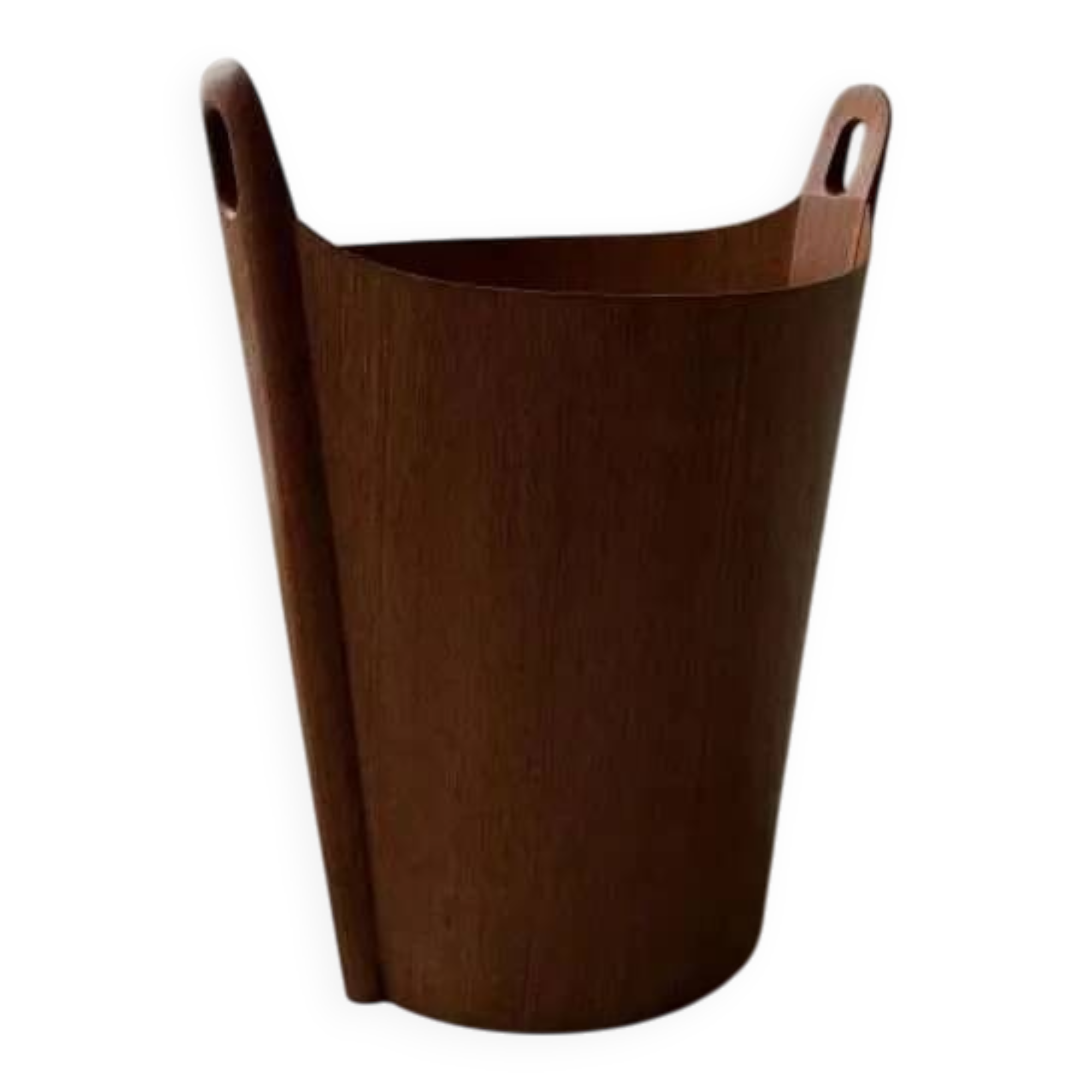 Vintage paperbin Einar Barnes PS Heggen teak 1960s
