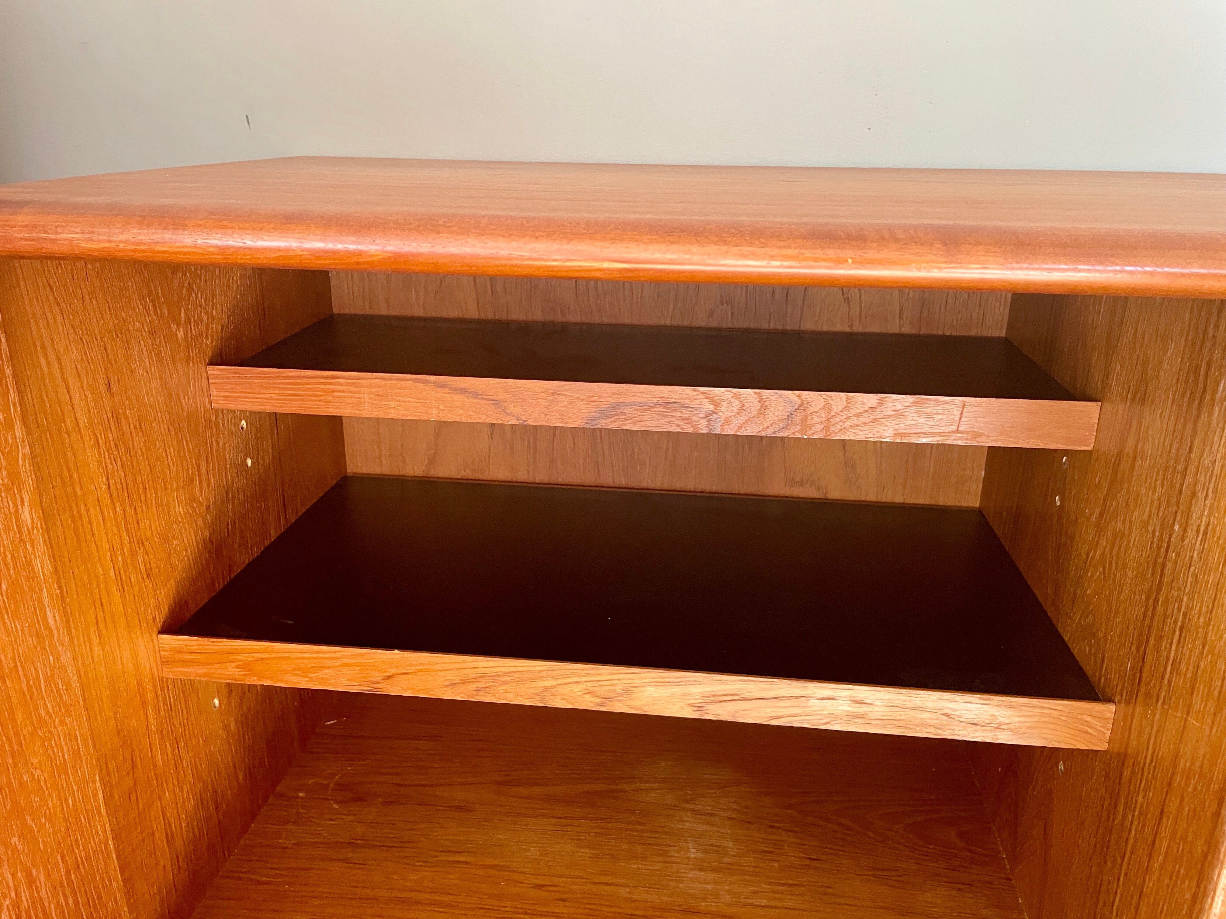 Vintage Scandinavian teak row by Bernhard Pedersen for Samcom, 1960s