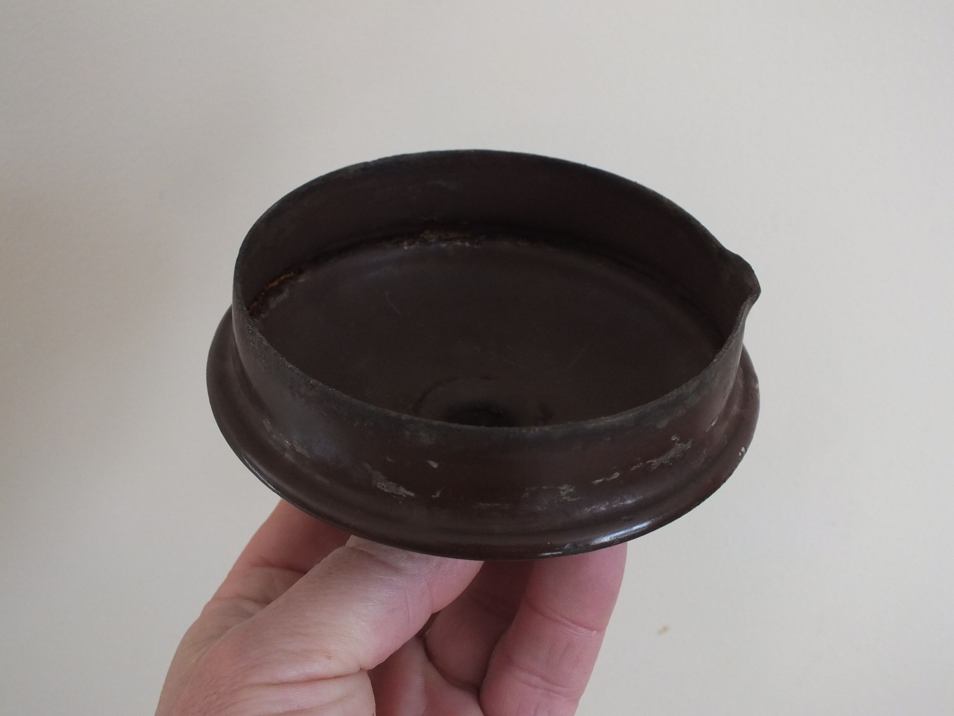 Brown enamelled coffee maker