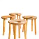 Set of four sauna stools, Antti Nurmesniemi, designed for the Palace Hotel, Helsinki 1952