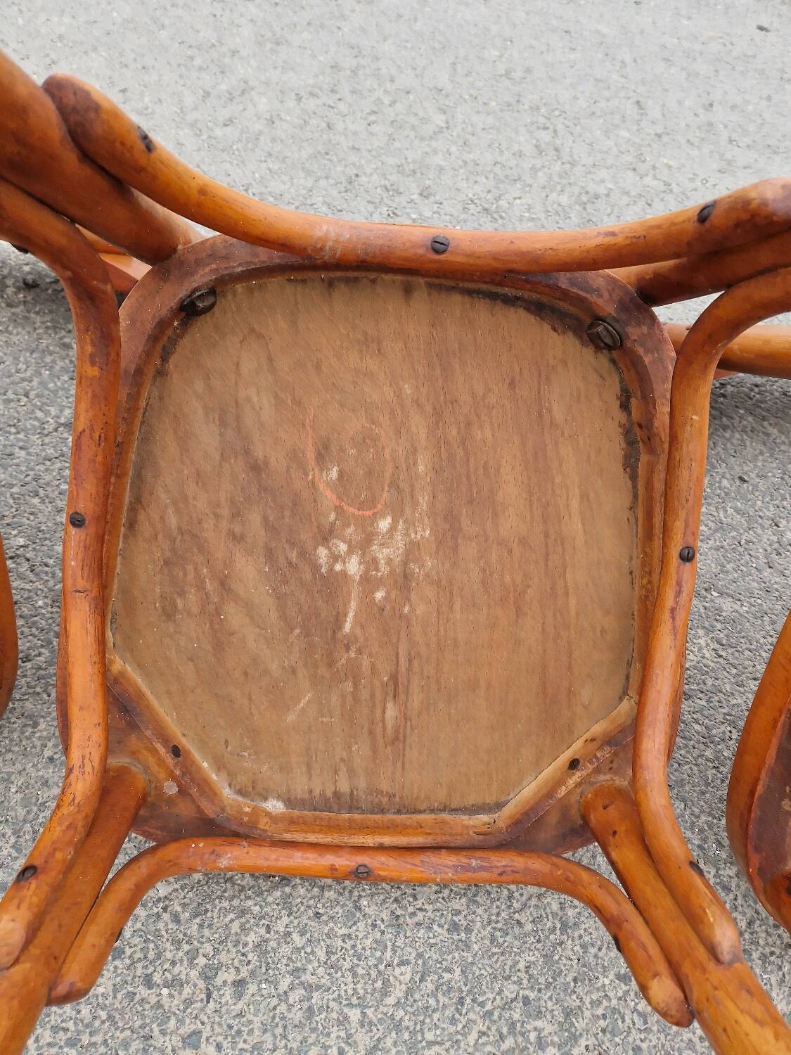 Set of 3 bistro chairs