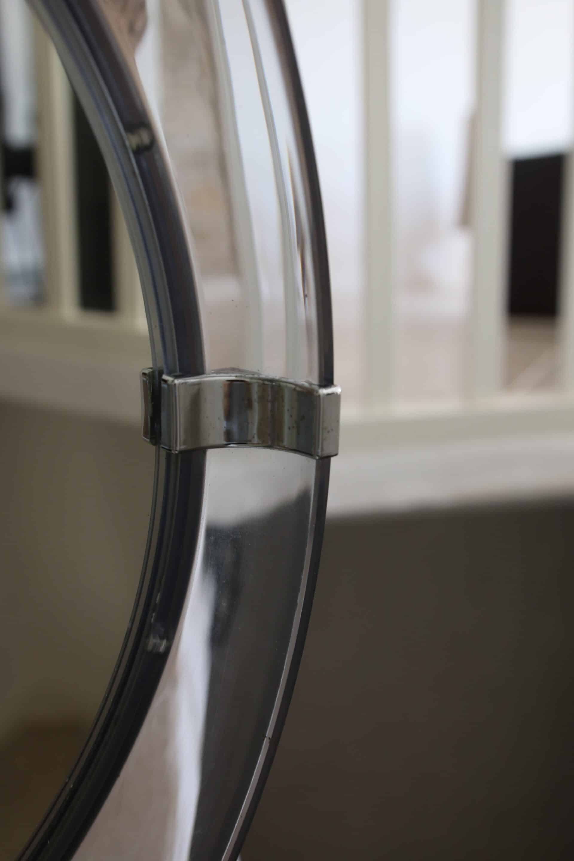 Miroir plexiglas fumé 1977