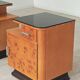 Jindrich Halabala dressing table and bedside tables for Up Zavody 1950