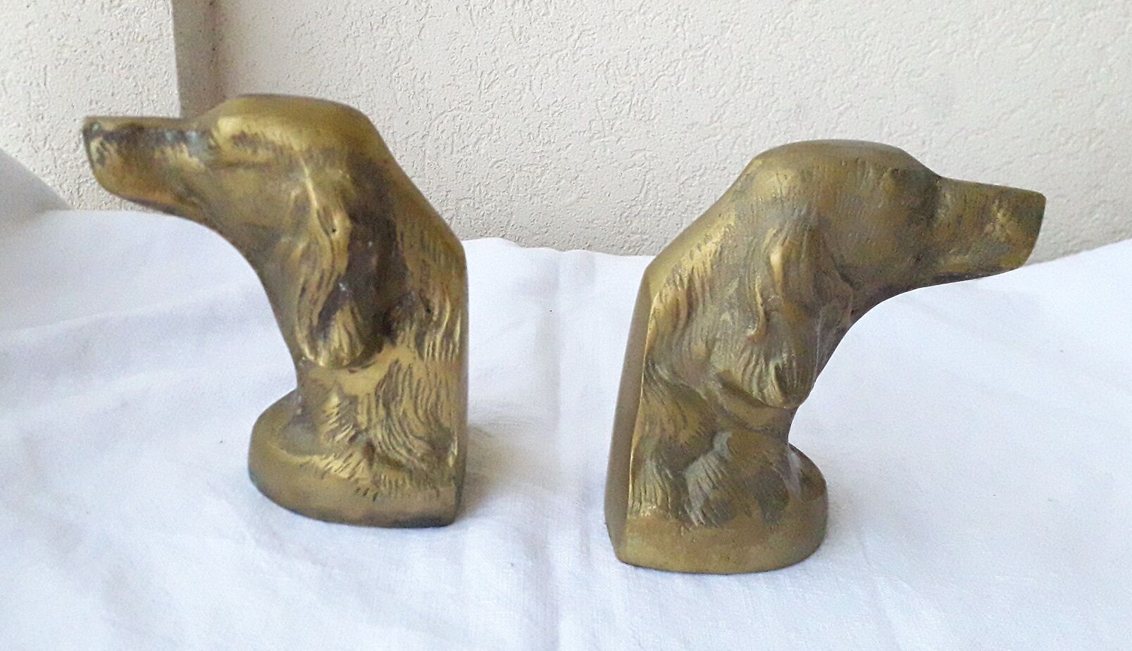 Pair of dog bookends