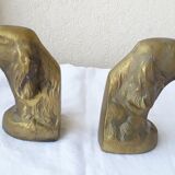 Pair of dog bookends