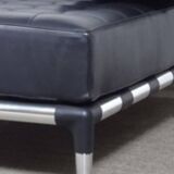 Cassina Privé 231 Lounge by Philippe Stark Luxury Black Leather Sofa