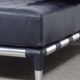 Cassina Privé 231 Lounge by Philippe Stark Luxury Black Leather Sofa