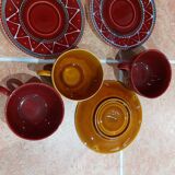3 cups and their saucers