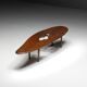 Organic modern coffee table with natural void, France, mid 20th century