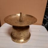 Brass candle pique