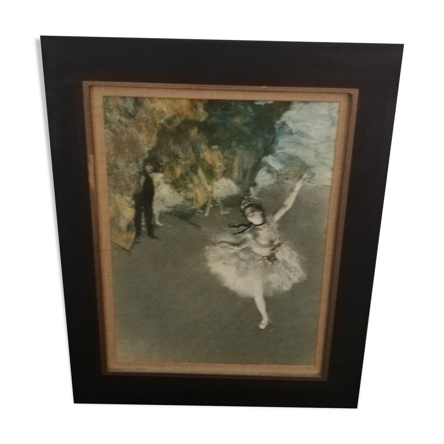 Painting reproduction Degas "Dancer on the stage" SPADEM