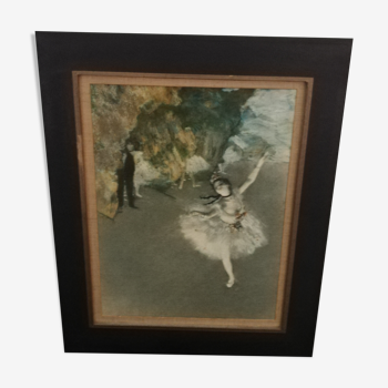 Painting reproduction Degas "Dancer on the stage" SPADEM