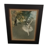 Painting reproduction Degas "Dancer on the stage" SPADEM