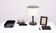 Large Exclusive Stich Leather Desk set 1960s France