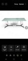Table tripode italienne / plateau en verre mat / Gabriel Teixidós