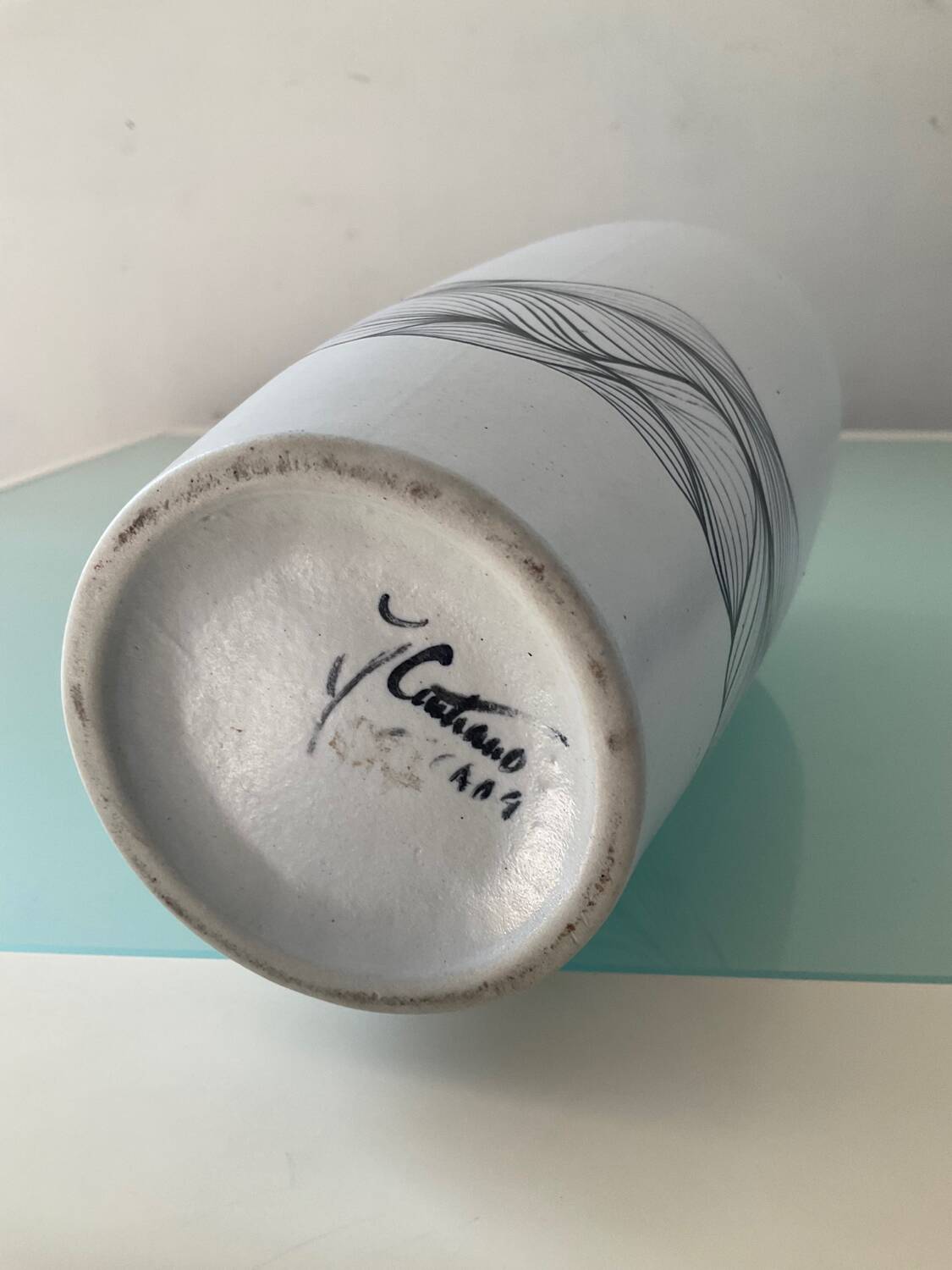 Vintage stoneware vase