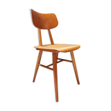 Wooden tower chair published by Ton 1960