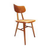 Chaise tour bois éditée par Ton 1960