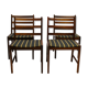 Ensemble de quatre chaises, années 60