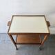 Mid Century Vintage Teak Drinks Trolley Bar Cart Removable Trays 1960s