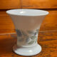 Wedgwood Bone China, small porcelain vase with floral decoration.