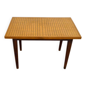 Table basse Quadrillage - marqueterie
