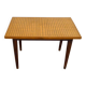 Mid-century grid coffee table, in wood & marquetry