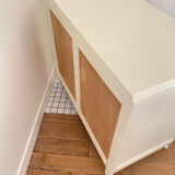 Vintage commode with moustache legs