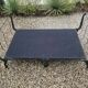 19th century French folding iron daybed