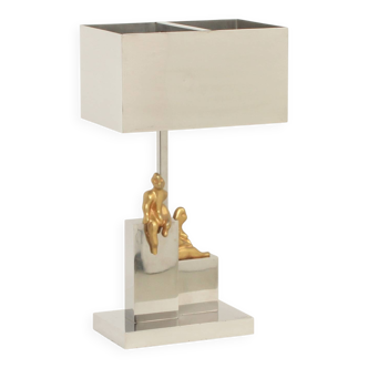 Large table lamp by the Spanish sculptor Aurelio Teno, 1970s.