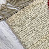 Handcrafted Moroccan Berber carpet 146 X 80 CM